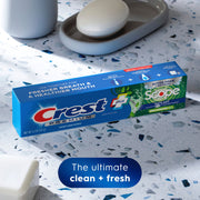 Crest Premium Plus Scope Outlast Toothpaste, Long Lasting Mint Flavor, Fluoride Protection, Whitening Formula, 5.2 oz Tubes, Pack of 3