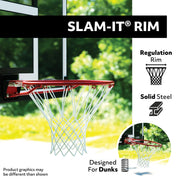 Lifetime 90087 Basketball Backboard And Rim Combo (52