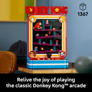 Lego Donkey Kong Arcade Building Set, 1,371 Pieces, Super Mario Series, Interactive Collectible Gaming Decor, Ages 18 and Up, 6588608
