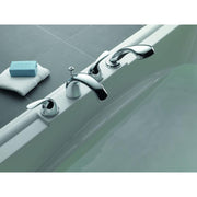 Delta T4705 2-Handle Deck-Mount Roman Tub Faucet With Hand Shower Trim Kit