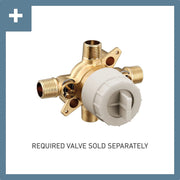 BRUSHED NICKEL M-CORE 4 PORT TUB/SHOWER