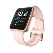 ITech Fusion 3 Unisex Adult Smart Watch Blush Silicone Strap