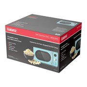 Galanz GLCMKA07BER-07 0.7 Cu ft Retro Countertop Microwave Oven, 700 Watts, Blue