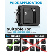 Kohree Class C Mechanical RV Door Lock Replacement with Built-In Deadbolt, Waterproof Aluminum and Zinc, Includes 4 Keys, Fits Most Class C and Class A Campers, 4.25 x 4.5 x 1.25-1.5 in, KR3431-WR