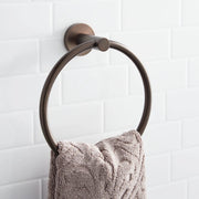 Signature Hardware 2212-ORB Exira Towel Ring - Oil Rubbed Bronze