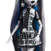 Mattel HKN29 Monster High Doll, Frankie Stein in Black and White