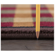 Tayse Rugs Homespun Cabin Novelty Lodge Area Rug - Multi-Color - 8'9