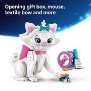 LEGO Disney The Aristocats Adorable Marie Toy Building Set, 369 Pieces, Posable Brick-Built Cat with Accessories, Ages 7+, 6589961