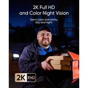 eufy security AKT8214111 E340 Video Doorbell Dual Cameras 2K Color Night Vision Wired or Battery Powered