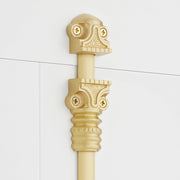 Signature Hardware Aldemer Cremone Security Bolt, Solid Brass, Matte Black, 108 Inch