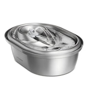 Petlibro 2L Stainless Steel Cat Water Fountain, Food-Grade Automatic Water Dispenser with Adjustable Flow and Ultra-Quiet Pump