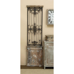 Deco 79 80944 Metal Wood Wall Gate Makes You Fall in Instant Love