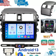 IKASEFU for 2009-2013 Toyota Corolla Android 13 Radio, 9 Inch Touch Screen Radio Dash