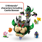 LEGO Super Mario Prince Florian & Castle Bowser Building Set, Flying Fortress with Fireball Action, 4 Figures, 1,251 Pieces, Ages 9+