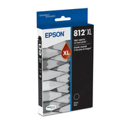 Epson T812XL120-S DURABrite Ultra High Capacity Black Ink Cartridge, 1100 Pages