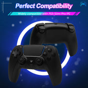 Sixgoldhua Wireless Gaming Controller Compatible with PS5, PS5 Slim, PS5 Pro, PC, Bluetooth Connectivity, 6-Axis Gyro, Dual Vibration, 1500mAh Battery