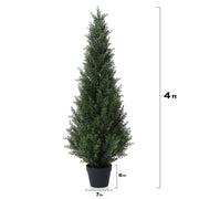 DR.Planzen SS1.2m-2 4 ft. Artificial Christmas Tree, Set of 2