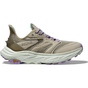 Hoka Anacapa 2 Freedom Women's Climbing Shoes, Leather Upper, Vibram Megagrip Outsole, Slip-On Design, Sesame Glaucous, 8 B, 1155193-GLAU