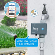 LinkTap G2S Wireless Water Timer and Gateway, Smart Sprinkler Controller with Weather-Adaptive Control, Leak-Proof System, Mesh Network, Anti-Freeze Protection, Black, TP-2BS GW-02