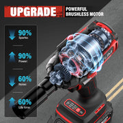 Seyvum BL20 Cordless Impact Wrench 1/2 Inch, 900Ft-lbs Torque, Brushless Motor, 20V, 3500RPM, 3 Variable Speeds