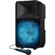 ION Audio POWERGLOW300 Power Glow 300 Battery Powered Bluetooth Speaker System with Lights - Black