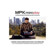 Akai Professional MPKMINIPLAYMK3 MPK Mini Play MK3 MIDI Keyboard Controller with Built in Speaker and Sounds Plus Dynamic Keybed, MPC Pads and Software Suite