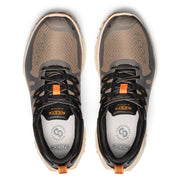KEEN 1030740  Zionic Waterproof Hiking Shoes for Men - Brindle/Bright Marigold - 9M