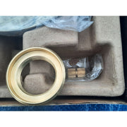 Signature Hardware Lexia Pressure Balanced Tub and Shower Faucet Set with Rainfall Shower Head, Polished Nickel, 483901