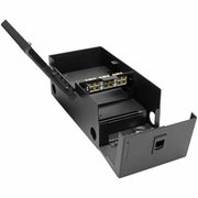 Tripp Lite Fiber Optic Wallmount Distribution Enclosure, 2-Panel Capacity, Lockable, Black, Cold-Rolled Steel, N492-WM2-BK