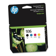 HP 6C3Z5LN 4 Pack 936 CMYK Original Ink Cartridge, Black/Magenta/Yellow/Cyan