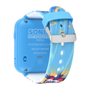 SEGA SNC4171NVWM Sonic The Hedgehog iTime Unisex Child Smart Watch with Silicone Strap and Blue Case 42mm