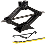 Lafati 1.5 Ton Scissor Jack Kit, Quick Lift, Cold-Rolled Steel, Ratchet Handle and Hand Crank, 3.9