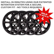 Coast2Coast CCI-IMP471BLK  17 ft. Replacement Parts for 2016-2021 Black Set of 4