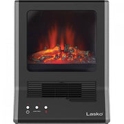 Lasko CA20100 Ultra Ceramic Fireplace Heater, Black