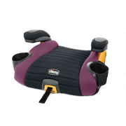Chicco GoFit Plus Backless Booster Car Seat, Vivaci Pink, Quick-Release LATCH, Contoured ErgoBoost Seat, Double Foam Padding, Dishwasher-Safe Cup Holders