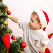 Htooq 24 Pieces Advent Calendars 2024 Lightweight Festival Style Cute Plastic Christmas Brooch Set