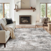 KUETH AR5107-BK2-8X10FT 8'x10' Area Rugs for Living Room, Non Slip Machine Washable Vintage Indoor Rug