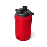 YETI Silo Half Gallon Jug Insulated Water Bottle with PermaFrost Technology, 100% Leakproof MagDock Chug Cap, Ergonomic Handle with Fence Hooks, Rescue Red