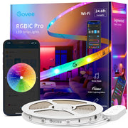 Govee H619BAD1 24.6ft Wi-Fi RGBIC Led Strip Light for Bedroom
