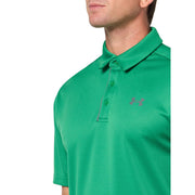 Under Armour Mens Tech Golf Polo, Moisture Wicking, Quick Dry, Team Kelly Green/Pitch Gray, 4X-Large, 1290140
