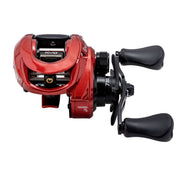 Lew's KVD Elite Baitcast Fishing Reel, Left-Hand Retrieve, 8.3:1 Gear Ratio, 6+1 Bearings, Red/Black, KVD1XHLG2