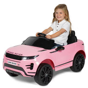 Hyper 80332848 12V Range Rover Evoque Powered Ride-On Car - Pink