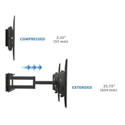 Mount-it MI-319L Articulating/Tilting/Swivel Wall Mount for 42'' - 70'' LCD/Plasma/LED Screens