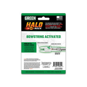 DoubleTake Archery Halo Nock Micro Lighted Nocks for .165-.166 ID Arrows, Green, 3-Pack, HN-1513
