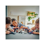 LEGO City F1 Garage with Mercedes-AMG and Alpine Cars Building Set, 678 Pieces, Ages 7+