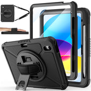 Lmcpa iPad 10th Generation 10.9 inch 2022 Case with Pencil Holder, Black