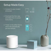 TP-Link Deco W6000 2-pack Wi-Fi 6 Mesh Router Replacement System 2- Mesh Routers