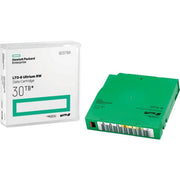 Hewlett Packard Enterprise LTO Ultrium 8 Data Cartridge, 12TB Native, 30TB Compressed, Green, Q2078A