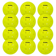 Franklin Sports 52828X X-40 Outdoor Pickleballs - Official Size, Yellow, 12 Pack