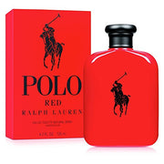 Ralph Lauren PORMTS42 Polo Red Eau de Toilette Spray for Men, 4.2 fl. Ounce